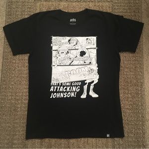 Boom Beach NEW shirt, adult Small Pure Waste graphic screenprint computer game T